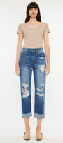 Eloise High Rise Straight Leg Jeans - Official Kancan USA