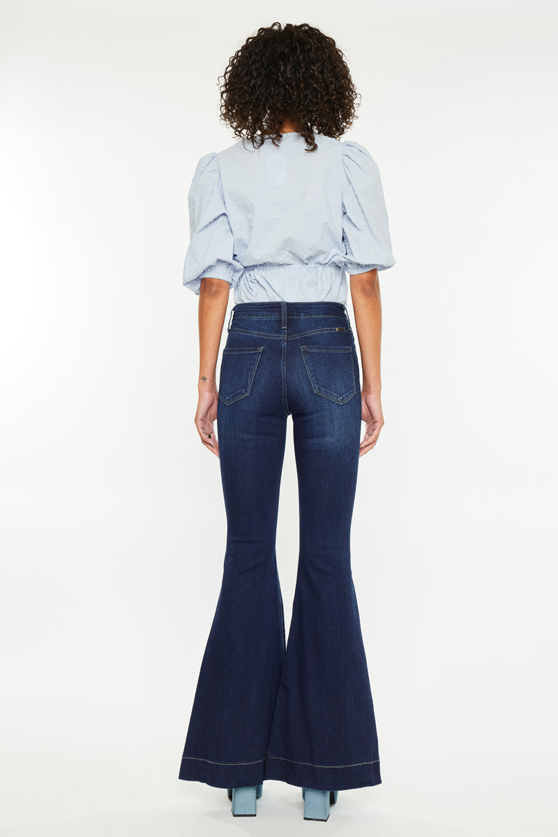 Braelynn High Rise Super Flare Jeans - Official Kancan USA