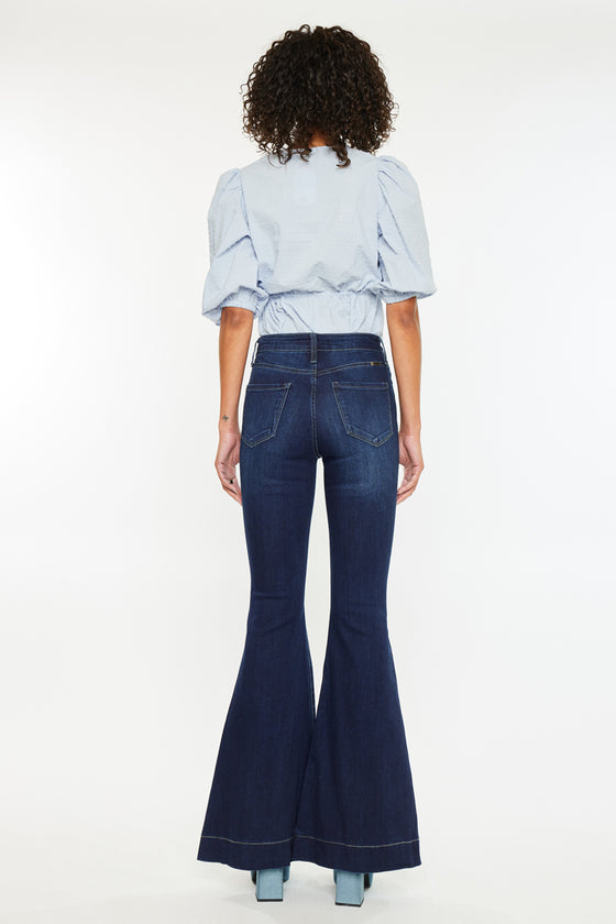 Braelynn High Rise Super Flare Jeans - Official Kancan USA
