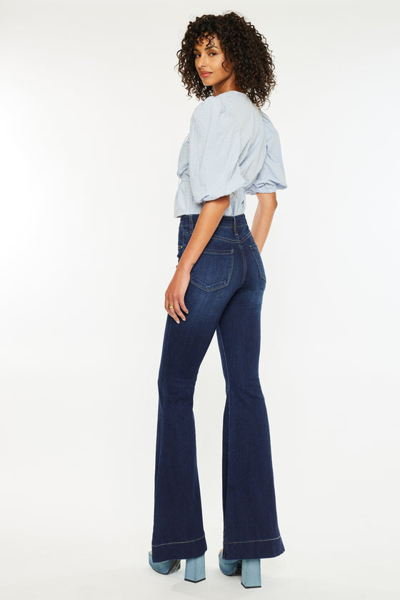 Braelynn High Rise Super Flare Jeans - Official Kancan USA