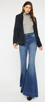 Braelynn High Rise Super Flare Jeans - Official Kancan USA