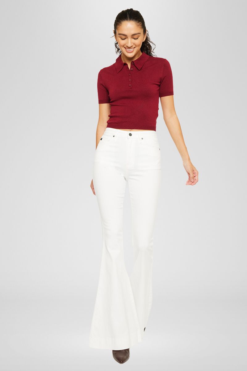 Braelynn Essentials High Rise Super Flare Jeans – Kancan USA