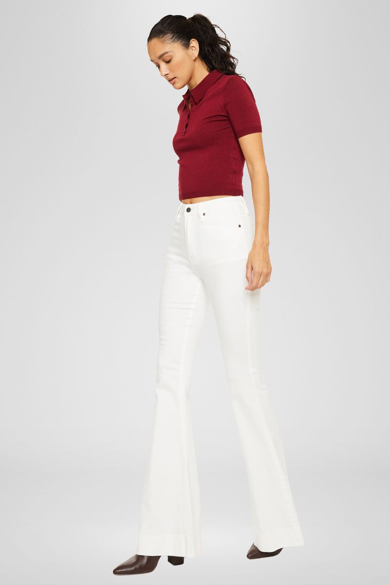 Braelynn Essentials High Rise Super Flare Jeans – Bold Fit