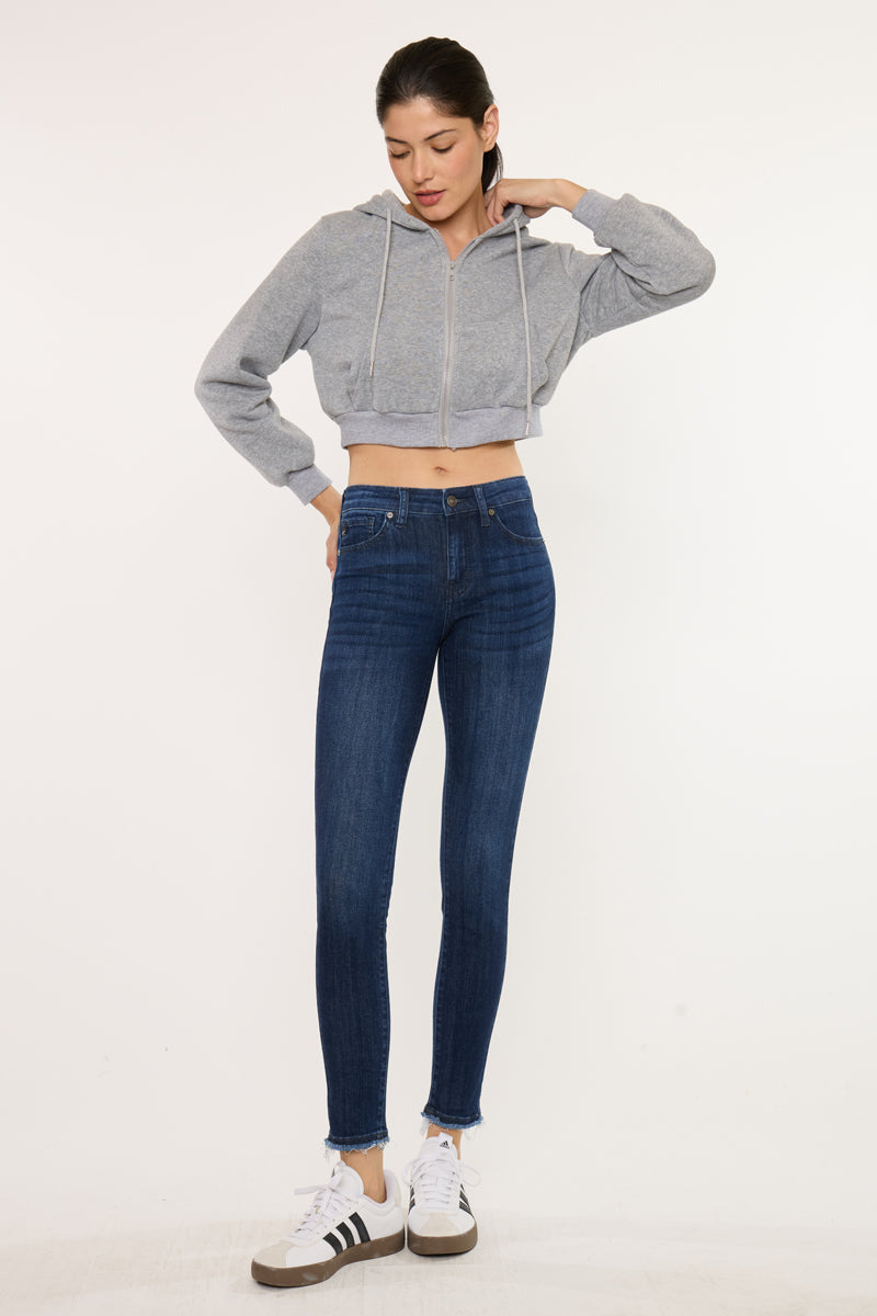 Atlanna Essentials Mid Rise Ankle Skinny