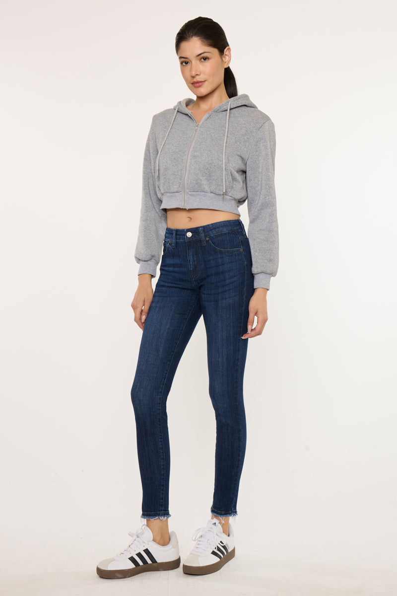 Atlanna Essentials Mid Rise Ankle Skinny