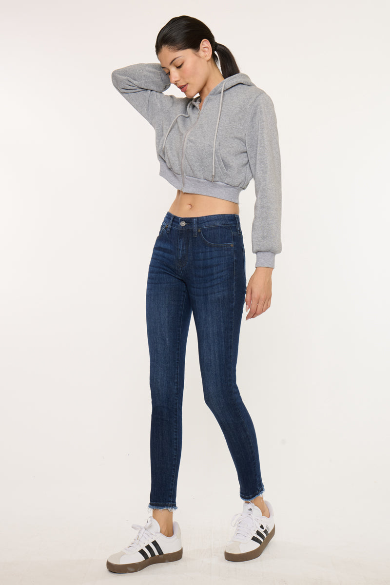 Atlanna Essentials Mid Rise Ankle Skinny