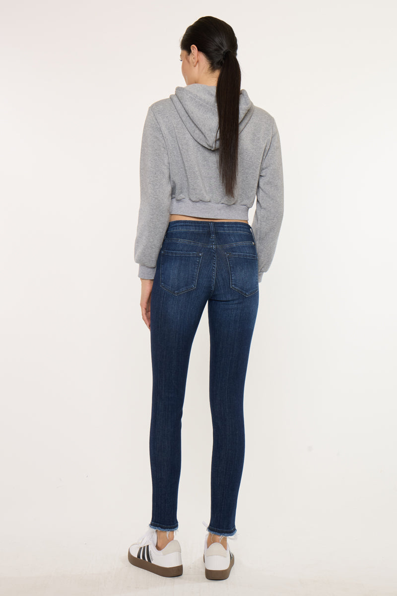 Atlanna Essentials Mid Rise Ankle Skinny