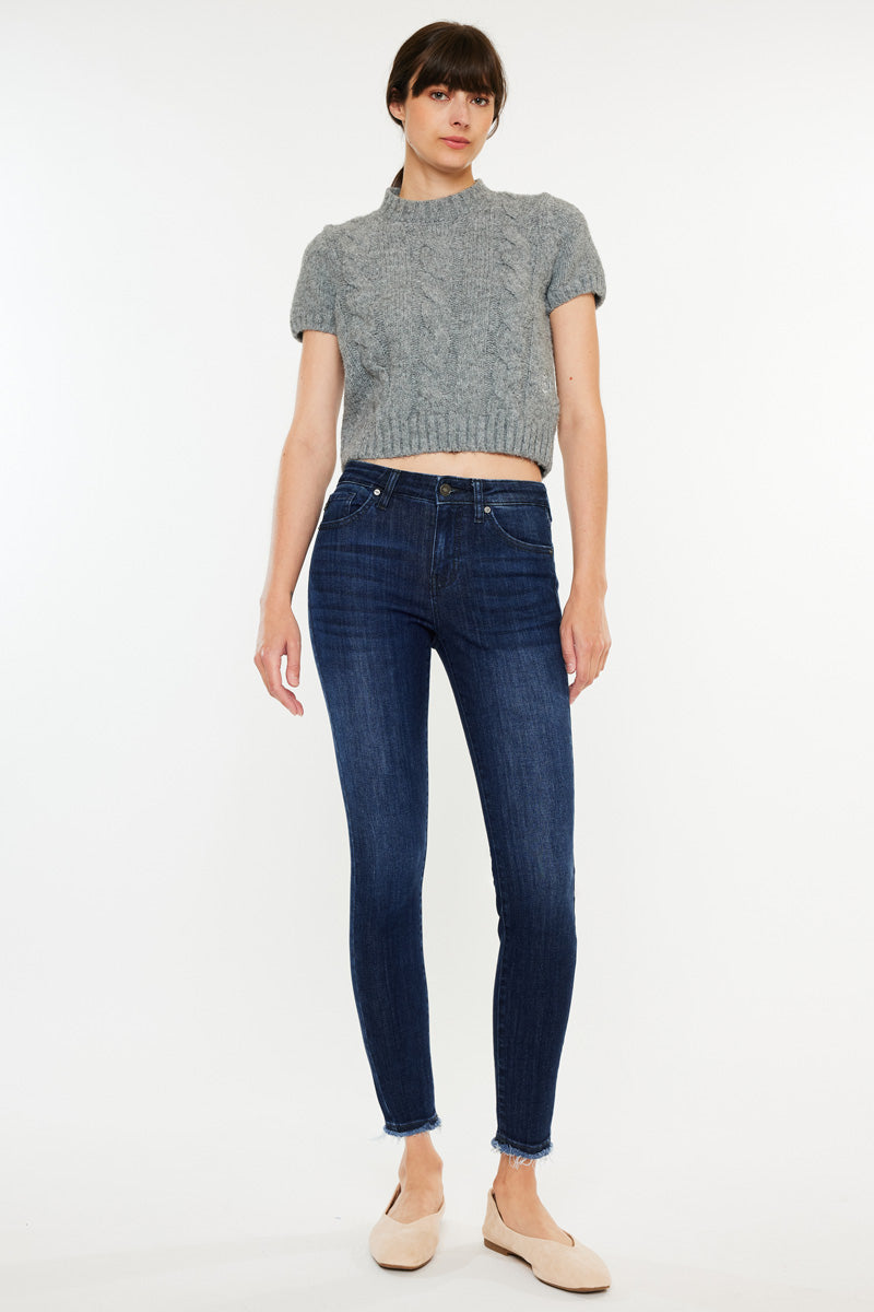 Atlanna Mid Rise Ankle Skinny - Official Kancan USA