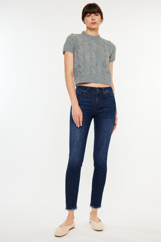 Atlanna Mid Rise Ankle Skinny - Official Kancan USA