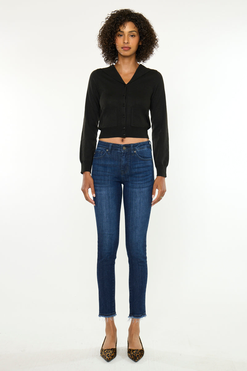 Atlanna Essentials Mid Rise Ankle Skinny - Official Kancan USA