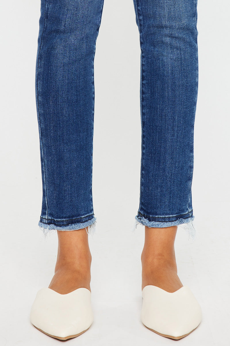 Atlanna Mid Rise Ankle Skinny - Official Kancan USA