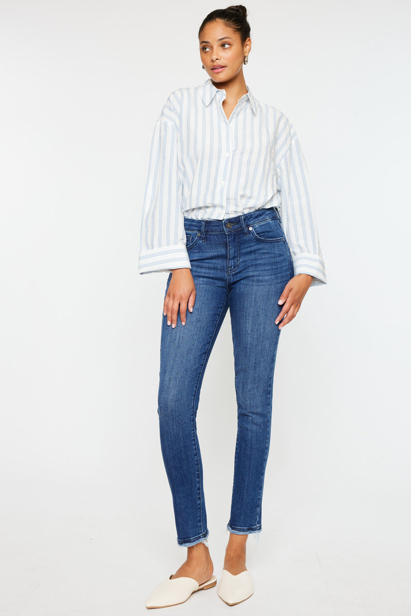Atlanna Mid Rise Ankle Skinny - Official Kancan USA