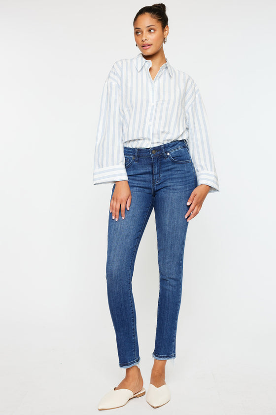 Atlanna Mid Rise Ankle Skinny - Official Kancan USA