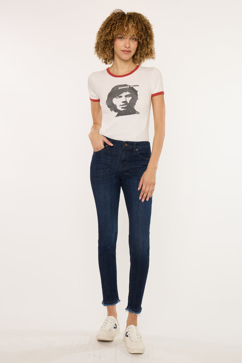 Atlanna Essentials Mid Rise Ankle Skinny