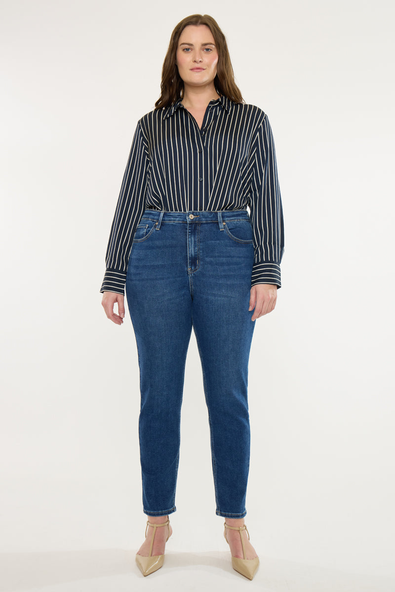 Peggy High Rise Cigarette Leg Jeans (Plus Size)