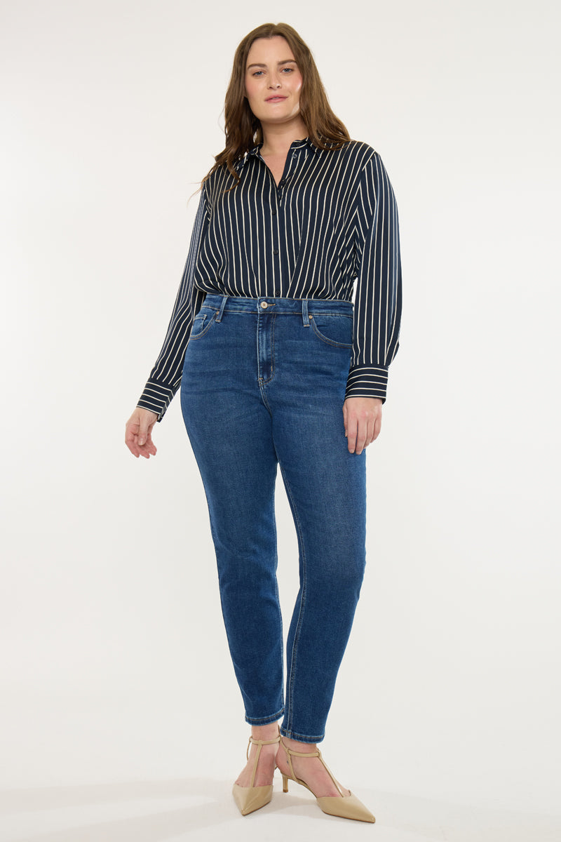 Peggy High Rise Cigarette Leg Jeans (Plus Size)