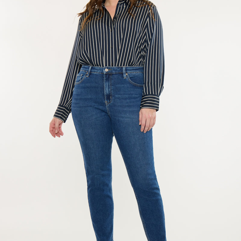 Peggy High Rise Cigarette Leg Jeans (Plus Size)