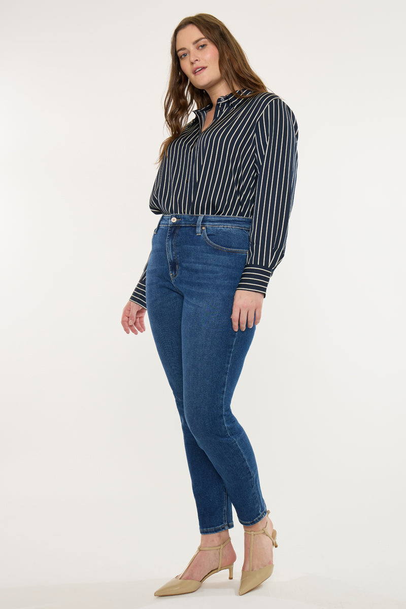 Peggy High Rise Cigarette Leg Jeans (Plus Size)