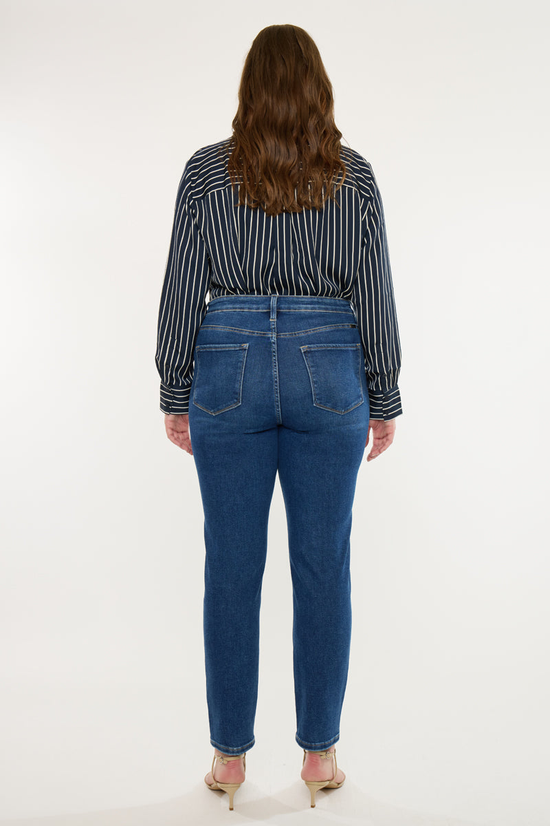 Peggy High Rise Cigarette Leg Jeans (Plus Size)