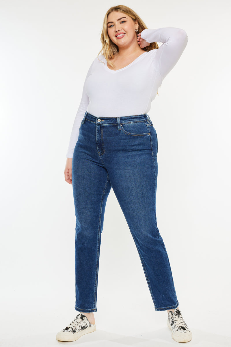 Peggy  High Rise Cigarette Leg Jeans (Plus Size) - Official Kancan USA