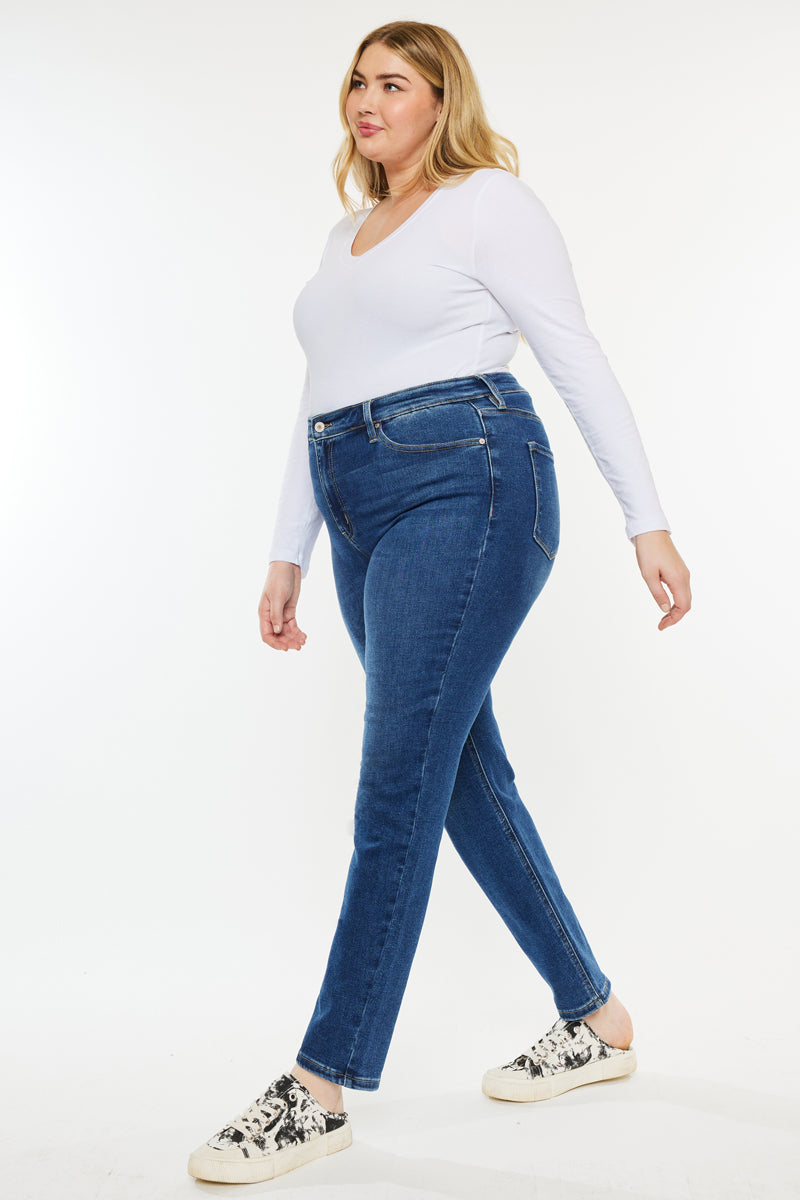 Peggy  High Rise Cigarette Leg Jeans (Plus Size) - Official Kancan USA