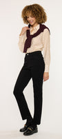 Estelle Essentials High Rise Slim Straight Leg Jeans - Official Kancan USA