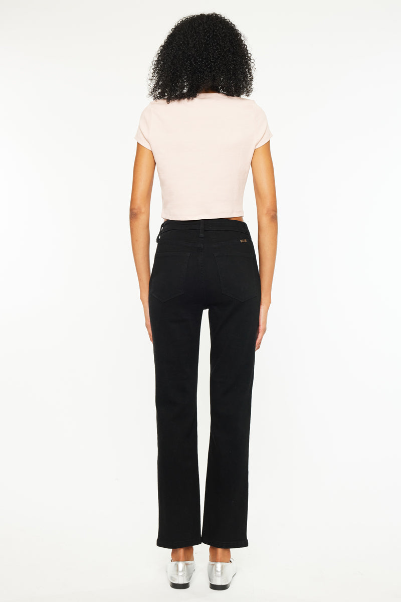Estelle High Rise Slim Straight Leg Jeans - Official Kancan USA