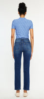 Adaline Essentials High Rise Slim Straight Leg  Jeans - Official Kancan USA