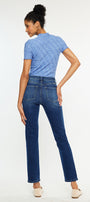 Adaline Essentials High Rise Slim Straight Leg  Jeans - Official Kancan USA