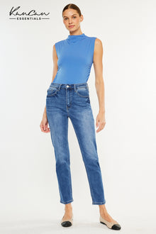  Adaline Essentials High Rise Slim Straight Leg  Jeans