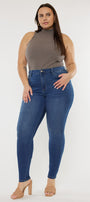 Vivienne Essentials High Rise Super Skinny Jeans (Plus Size) - Official Kancan USA