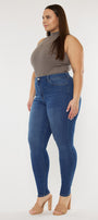 Vivienne Essentials High Rise Super Skinny Jeans (Plus Size) - Official Kancan USA