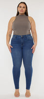 Vivienne Essentials High Rise Super Skinny Jeans (Plus Size) - Official Kancan USA