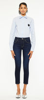 Teegan High Rise Cropped Skinny Jeans - Official Kancan USA