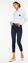Teegan High Rise Cropped Skinny Jeans - Official Kancan USA