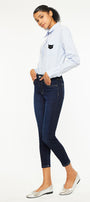 Teegan High Rise Cropped Skinny Jeans - Official Kancan USA