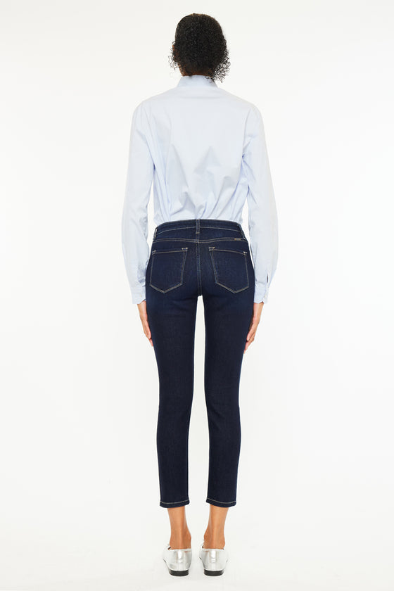 Teegan High Rise Cropped Skinny Jeans - Official Kancan USA