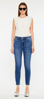 Teegan High Rise Cropped Skinny Jeans - Official Kancan USA