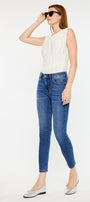 Teegan High Rise Cropped Skinny Jeans - Official Kancan USA