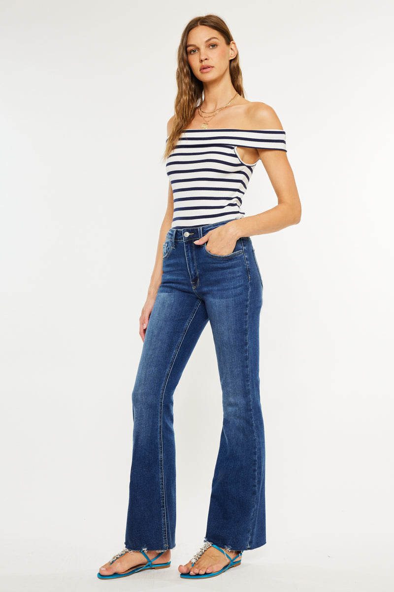 Brenda Essentials High Rise Bootcut Jeans – Kancan USA