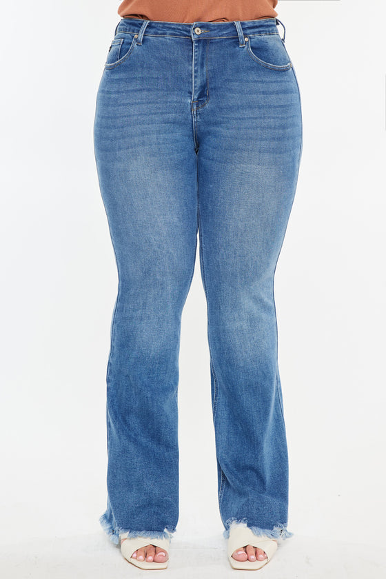 Tia High Rise Bootcut Jeans (Plus Size) – Official Kancan USA