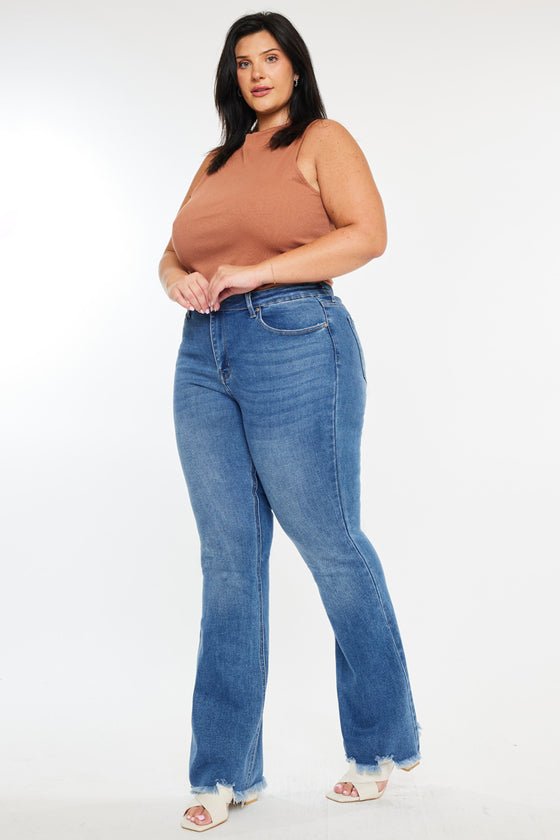 Tia High Rise Bootcut Jeans (Plus Size) - Official Kancan USA
