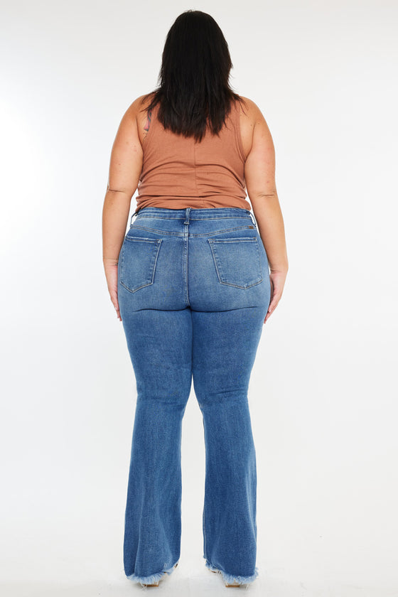 Tia High Rise Bootcut Jeans (Plus Size) - Official Kancan USA