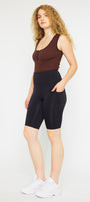 Porsha High Rise Active Shorts - Official Kancan USA