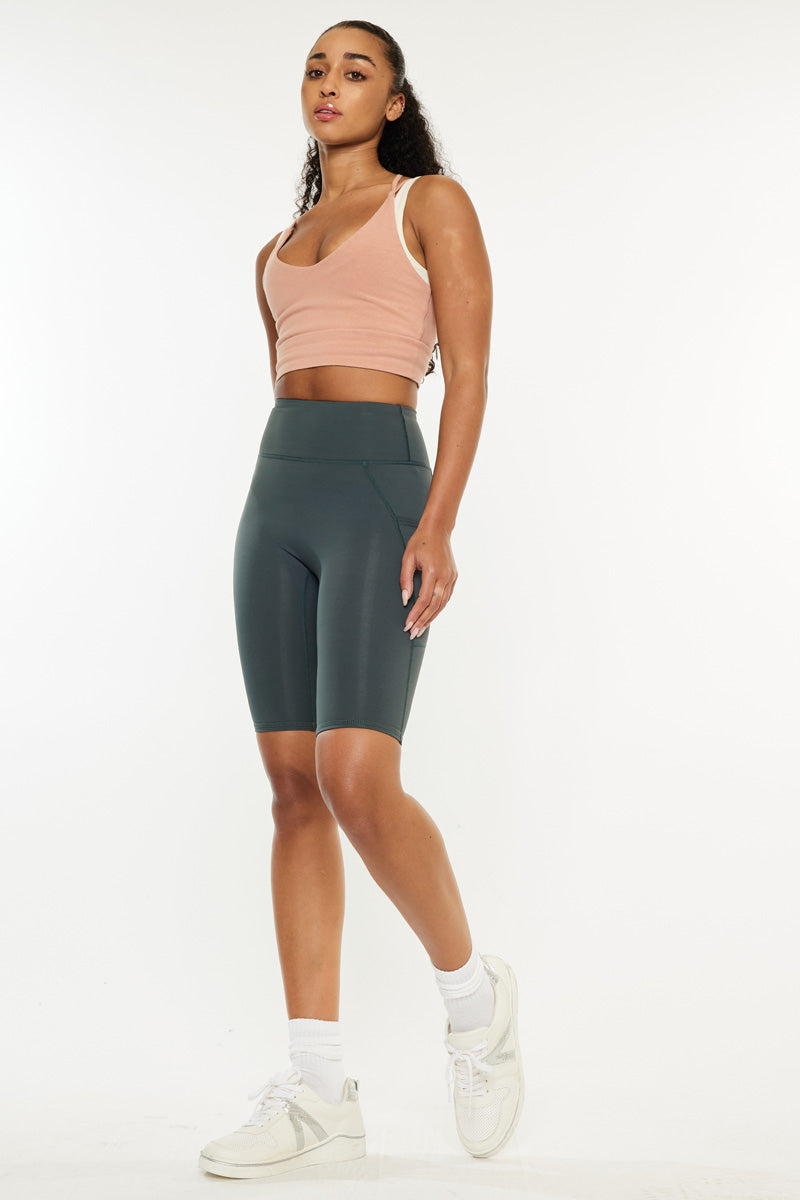 Porsha High Rise Active Shorts - Official Kancan USA
