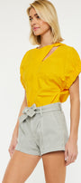 Amber High Rise Shorts - Official Kancan USA