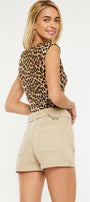 Emerson Ultra High Rise Belted Shorts - Official Kancan USA