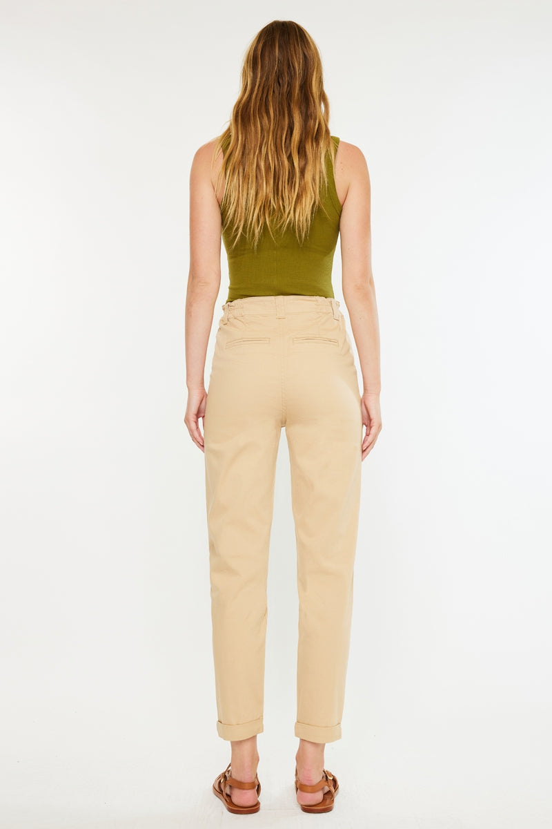 Cammie Ultra High Rise Khaki Pants - Official Kancan USA