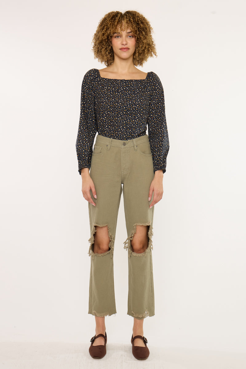 Blakely High Rise Straight Leg Jeans - Official Kancan USA