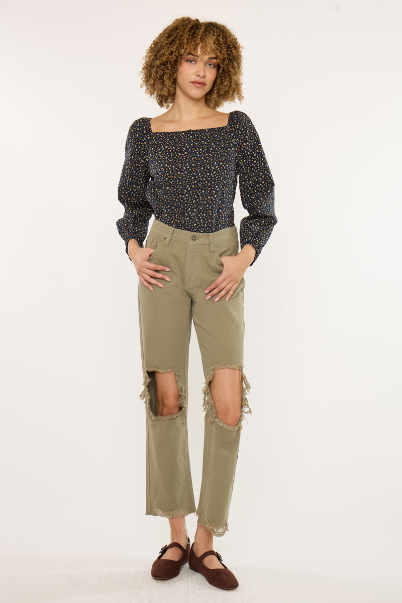 Blakely High Rise Straight Leg Jeans - Official Kancan USA